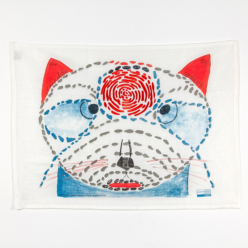 Louise Bourgeois: CHAMPFLEURETTE #2 Embroidered Tea Towel