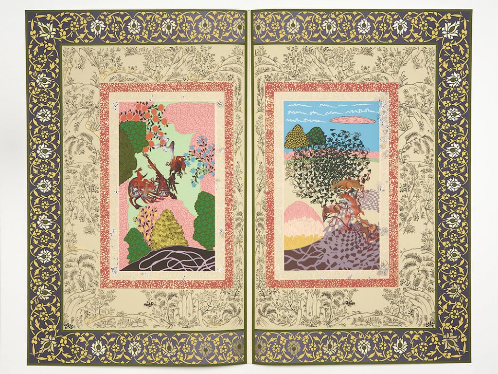 WS- Shahzia Sikander, "The Illustrated Page Series #?" 2005-06