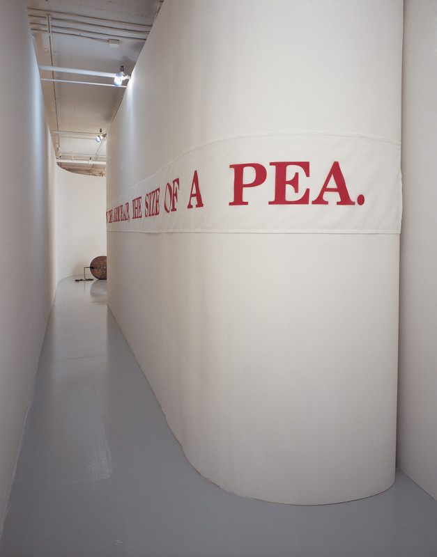 Exhibition view of the piece titled “She Lost It” by Louise Bourgeois.