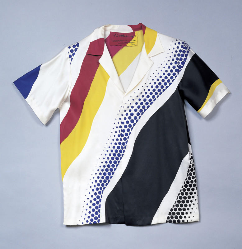 Roy Lichtenstein's work titled Untitled Shirt, object documentation.