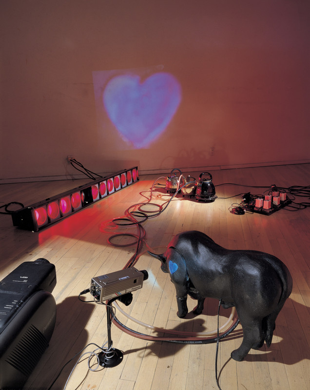 Dennis Oppenheim, "Blue Tattoo"