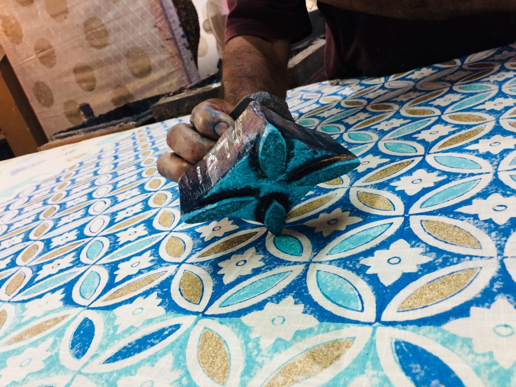 Printing An Endless Sky Traditional Indian Block Printing With Padmini Govind The Fabric 