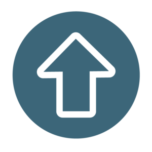 Blue Up Button Icon